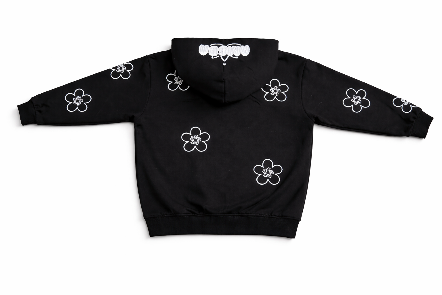 Flower Zip Hoodie